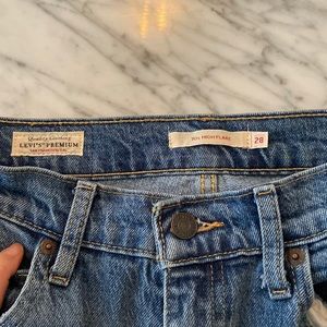 Levi’s 70s high flare jeans